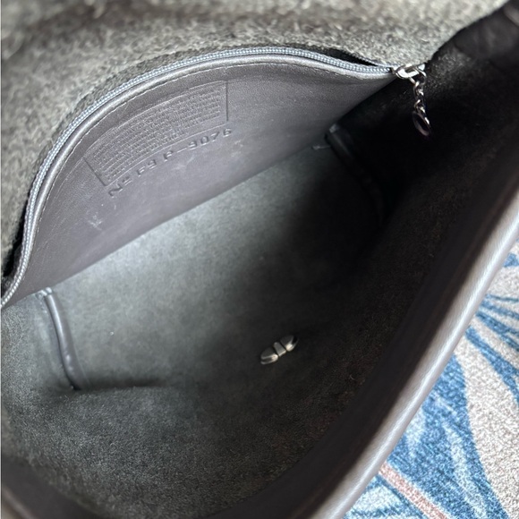 Vintage Grey Coach 9076 Companion Flap Bag - Picture 9 of 10